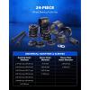 imageOrion Motor Tech Wheel Bearing Press Kit for Front Wheel Drive Bearing Removal ampamp Installation 24pc Wheel Bearing Puller Tool Set with Sliding Screws Universal Bushings Sleeves Storage CaseRED BLACK