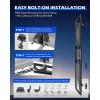 imageRunning Boards Compatible with 20152025 Ford F150 20172024 F250 F350 Super Duty SuperCrew Cab Two Stairs BoltOn Side Steps Steel with TripleShield AntiCorrosion Technology