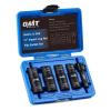imageOrion Motor Tech 12quot Drive Lug Nut Socket Set Metric 17 19 21 mm ampamp SAE 1316 78 in Wheel Socket Set 5pc Impact Lug Nut Socket Set Thin Wall Lug Nut Sockets with Colored Protective CoversFlip  17 19 21 22 mm  34 1316 78 1516 in