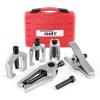 imageOrion Motor Tech 5in1 Ball Joint Separator Pitman Arm Puller Tie Rod End Tool Set for Front End Service Splitter Removal Kit BS06Red