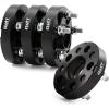 imageOrion Motor Tech 5x100 Wheel Spacers 1 inch Wheel Adapters with Studs Compatible with Subaru Outback Subaru Forester Subaru Impreza Subaru Crosstrek Scion FRS More 25mm Spacer Kit Set of 4