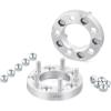 imageOrion Motor Tech 5x45 Wheel Spacers 1 Inch Spacers with 1220 Studs Compatible with Jeep Wrangler TJ YJ Grand Cherokee Ford Explorer Mustang Ranger 825mm Center Bore Wheel Spacer Kit Set of 2