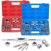 imageOrion Motor Tech 80pc Tap and Die Set in SAE and Metric Sizes Metric and Standard Tap Set and Die Tool Set for Internal and External Threading80 pc Metric and SAE