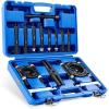 imageOrion Motor Tech Bearing Puller Set 5 Ton Capacity Bearing Separator Pinion Wheel Bearing Removal Kit with 2quot and 3quot Jaws Wheel Hub Axle Puller Set Heavy Duty Bearing Splitter Tool Kitblack bearing separator