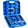 imageOrion Motor Tech Blind Hole Collet Bearing Race and Seal Puller Extractor Kit Slide Hammer Pilot Insert Inner Internal Bearing Removal Tool Set 16PCSblue