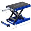 imageOrion Motor Tech Motorcycle Lift 1100lb Motorcycle Scissor Lift Jack with Wide Deck T Handle 38quot Socket Motorbike Center Stand with Chain Brush Crank Hoist Stand for ATV Dirt Bike Cruiser GrayBlue