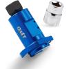 imageOrion Motor Tech Strut Spreader Tool Universal Suspension Strut Spreader Tool with 38 Drive Socket 16 mm External Hexagon and 50105 mm Spreading Range Compatible with Audi BMW Mini Ford VW More