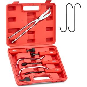 imageOrion Motor Tech 10pc Drum Brake Tool Kit Drum Brake Tool with Drum Brake Spring Tool Brake Spring Compressor Brake Spring Pliers Drum Brake Adjusting Tool Brake Spoon Set Brake Drum Tool Kit