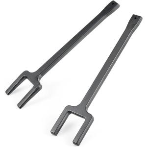 imageOrion Motor Tech 2 Piece Axle Popper Kit Inner CV Axle Removal Tool Set for CV Axle Tie Rod and Ball Joint Removal on Front Wheel Drive Cars Fork and Shim Tool with 14quot Long 2quot Opening