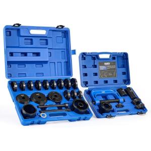 imageOrion Motor Tech 34pc Ball Joint ampamp Wheel Bearing Press Kit Front Wheel Drive Bearing Puller Tool Set with Sliding Screws Sleeves 4in1 Ball Joint Press ampamp U Joint Removal Tool Set for 2WD 4WD Car