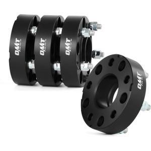imageOrion Motor Tech 5x5 Wheel Spacers Compatible with Jeep Wrangler JK Grand Cherokee Commander 15quot Wheel Spacers with 12x20 Studs 5x127 715 mm Hub Centric Wheel Spacer Kit Set of 4 Black