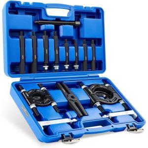 imageOrion Motor Tech Bearing Puller Set 5 Ton Capacity Bearing Separator Pinion Wheel Bearing Removal Kit with 2quot and 3quot Jaws Wheel Hub Axle Puller Set Heavy Duty Bearing Splitter Tool Kitblack bearing separator