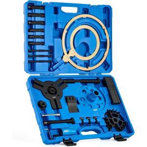 imageOrion Motor Tech Dual Clutch Transmission Remover Installer Tool Kit Compatible with Ford DPS6 DCT 30pc Heavy Dual Clutch Transmission Reinstall Reset Tool All in One Clutch Tool KitRemover and Installer