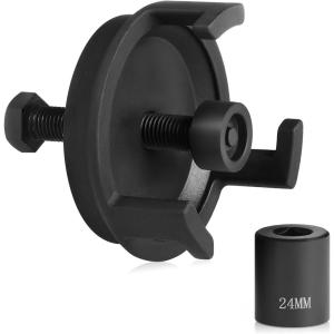 imageOrion Motor Tech Harmonic Balancer Puller for Engine Balancer Removal Replacement LS Crank Pulley Puller Compatible with GM Chrysler Jeep Dodge Harmonic Damper Puller with 24MM Socket