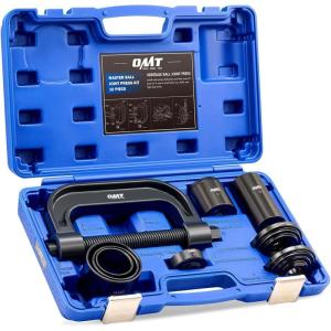 imageOrion Motor Tech Heavy Duty Ball Joint Press ampamp U Joint Removal Tool Kit with 4wd Adapters for Most 2WD and 4WD Cars and Light Trucks BKblack Cframe