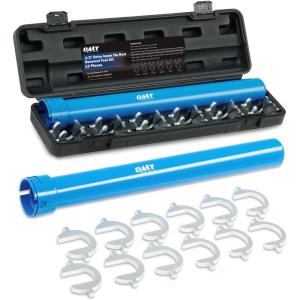 imageOrion Motor Tech Inner Tie Rod Removal Tool Kit Inner Tie Rod Tool for Tie Rod Removal and Installation Master Inner Tie Rod Tool Set with 12 Crowfoot Adapters 12 Inch Drive TubeBlue