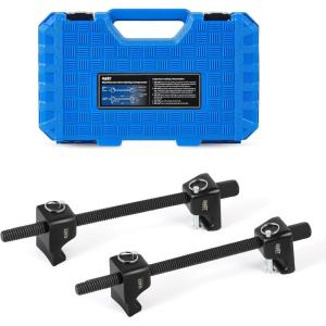 imageOrion Motor Tech Macpherson Strut Spring Compressor Tool Set with 105quot Range Dual HeavyDuty Coil Spring Compressor Tools with 12quot Square Drive 1316quot Hex Auto Tool Set for Suspension Work BlueBlack