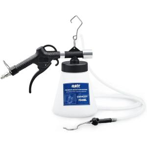 imageOrion Motor Tech Pneumatic Brake Bleeder Kit 08qt Brake Fluid Bleeder Kit with 8 Master Cylinder Adapters 750 ml Vacuum Brake Bleeder for One Person Brake Bleeding Automotive Fluid Extractor
