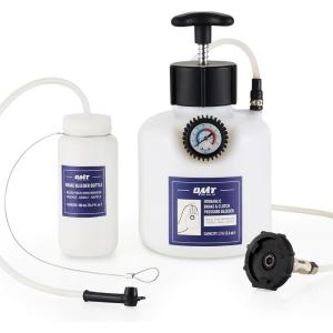 imageOrion Motor Tech Pressure Bleeder 25L Brake Pressure Bleeder with 507mm Adapter 26qt Manual Power Brake Bleeder with 500mL Brake Bleeder Bottle Compatible with Ford Subaru Nissan Infinity495mm Adapter