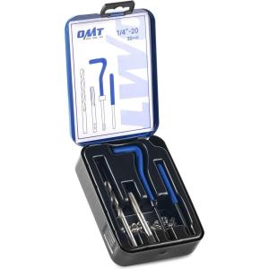 imageOrion Motor Tech Thread Repair Kit SAE and Metric Helicoil Repair Kit with HSS Drill Bits Inserts Taps Break Off Tools Rethreading Tools in 14quot 516quot 38quot 716quot 12quot ampamp M5 M6 M8 M10 M12 Sizes1420
