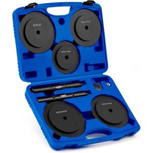 imageOrion Motor Tech Truck Hub Seal Installer Kit Heavy Duty Seal Drivers Compatible with Class 7 8 Trucks Set of 5black