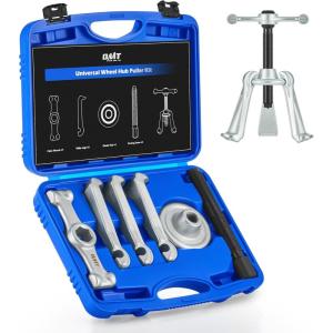 imageOrion Motor Tech Universal Hub Puller Tool Master Brake Drum Puller with Adjustable Legs 76 in Maximum Bolt Circle Heavy Duty Steel Wheel Hub Removal Tool for Most Car Truck Models