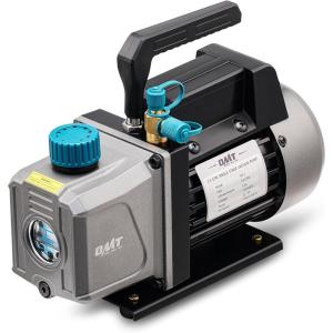imageOrion Motor Tech Vacuum Pump 45 cfm 13 hp HVAC Single Stage Vacuum Pump for R12 R22 R134a R410a R502 Auto AC Vacuum Pump Kit for Automotive Air Conditioner Resin Degassing ampamp More Oil IncludedGrey