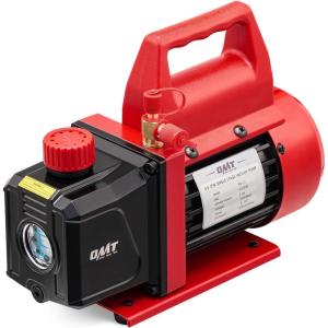 imageOrion Motor Tech Vacuum Pump 45 cfm 13 hp HVAC Single Stage Vacuum Pump for R12 R22 R134a R410a R502 Auto AC Vacuum Pump Kit for Automotive Air Conditioner Resin Degassing ampamp More Oil IncludedRed
