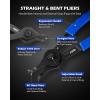 imageOrion Motor Tech 10pc Snap Ring Pliers Set Internal ampamp External Circlip Pliers Set with Straight Bent Pliers Hook and Pick Heavy Duty Snap Ring and Circlip Removal Tool with Storage Case ampamp Gloves