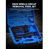 imageOrion Motor Tech 10pc Snap Ring Pliers Set Internal ampamp External Circlip Pliers With Bent ampamp Straight Pliers Hook Pick Heavy Duty Removal Tool Storage Case ampamp Gloves