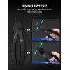 imageOrion Motor Tech 10pc Snap Ring Pliers Set Internal ampamp External Circlip Pliers With Bent ampamp Straight Pliers Hook Pick Heavy Duty Removal Tool Storage Case ampamp Gloves