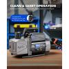 imageOrion Motor Tech 144 cfm 2 Stage Vacuum Pump 15 hp Rotary Vane HVAC Vacuum Pump with 15 Micron Ultimate Vacuum AC Vacuum Pump for R134a R22 R410A