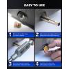 imageOrion Motor Tech 150pc Oil Drain Plug Repair Kit in M13 M15 M17 M20 M22 Sizes Metric Oil Drain Pan Thread Repair Kit with Crush Washers Thread Taps Drain Plugs and Carry Case Rethreading Tools