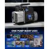 imageOrion Motor Tech 2 Stage A2L Vacuum Pump 5 cfm 12 hp Two Stage Sparkless Ignition Proof Vacuum Pump for R1234yf R32 R134a R22 R410A with 15 Micron Ultimate Vacuum Auto HVAC Vacuum Pump