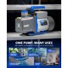 imageOrion Motor Tech 2 Stage A2L Vacuum Pump 9 cfm 34 hp Two Stage Vacuum Pump for R1234yf R32 R134a R22 R410A with 15 Micron Ultimate Vacuum Auto HVAC Vacuum Pump