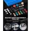 imageOrion Motor Tech 26pc Master Quick Disconnect Tool Kit Fuel Line Disconnect Tool Set with Fuel and AC Disconnect Pliers Fuel Line Removal Tool Set for AC Fuel ampamp Transmission Systems Blue