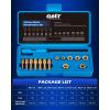 imageOrion Motor Tech 48 Piece Thread Chaser Set Metric and SAE Thread Repair Kit with 22 Taps 24 Dies 2 Thread Files Universal Rethreading Kit Thread Restorer Tool Set in UNC UNF Metric Sizes with CaseMetric