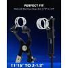 imageOrion Motor Tech 9pcs Hose Clamp Pliers for Fuel Oil ampamp Water Hoses Automotive Long Reach Hose Clamp Remover Kit with Flexible Wire Clic R Type Swivel Jaw Flat Band Pliers Case BlueBlue