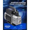 imageOrion Motor Tech A2L Vacuum Pump 35 cfm 14 hp Single Stage Sparkless Ignition Proof Vacuum Pump for R1234yf R32 R134a R22 R410A with 15 Micron Ultimate Vacuum Auto HVAC Vacuum Pump