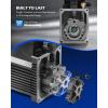 imageOrion Motor Tech A2L Vacuum Pump 35 cfm 14 hp Single Stage Sparkless Ignition Proof Vacuum Pump for R1234yf R32 R134a R22 R410A with 15 Micron Ultimate Vacuum Auto HVAC Vacuum Pump