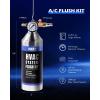 imageOrion Motor Tech Air Conditioner Flushing Kit High Performance Flush Tool Set for Cleaning Car AC System with 34 oz Stainless Steel Tank 33 ft Nylon Hose 14 in Adapter 150 psi Working Pressure