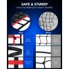 imageOrion Motor Tech Cargo Net for Pickup Truck Bed 6x48 Truck Bed Net for SUV ATV Oil Rig Cargo Rack Heavy Duty Pickup Cargo Net Safety Mesh Net with SHook Straps Tie Down Strap Bungee Cord