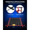 imageOrion Motor Tech Cargo Net for Pickup Truck Bed 6x48 Truck Bed Net for SUV ATV Oil Rig Cargo Rack Heavy Duty Pickup Cargo Net Safety Mesh Net with SHook Straps Tie Down Strap Bungee Cord
