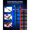 imageOrion Motor Tech Cargo Net for Pickup Truck Bed 6x48 Truck Bed Net for SUV ATV Oil Rig Cargo Rack Heavy Duty Pickup Cargo Net Safety Mesh Net with SHook Straps Tie Down Strap Bungee Cord
