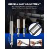 imageOrion Motor Tech Clutch Alignment Tool Kit 11pc Universal Clutch Centering Tool Set for Clutch Disc Alignment Heavy Duty Metric Clutch Plate Alignment Tools with 3 Spindles for Car Light Truck SUV
