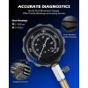 imageOrion Motor Tech Diesel Engine Compression Tester 18pc Diesel Compression Tester with 01000 psi Diesel Pressure Gauge Adapters Diesel Injector Tester Diesel Pressure Tester Kit