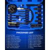 imageOrion Motor Tech Diesel Engine Compression Tester 18pc Diesel Compression Tester with 01000 psi Diesel Pressure Gauge Adapters Diesel Injector Tester Diesel Pressure Tester Kit
