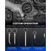 imageOrion Motor Tech Engine Compression Tester Kit 11 pc Cylinder Compression Tester Kit with Spark Plug Tester Engine Cylinder Pressure Gauge for Gas Petrol Engines