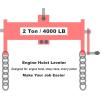 imageOrion Motor Tech Engine Hoist Cherry Picker Engine Load Leveler Steel Chain Hoist for up to 2 Ton 4000lbs