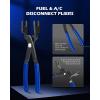 imageOrion Motor Tech Fuel Line Pliers Set 5 pc Disconnect Set With Filter Caliper Hose Pipe Clamp Clip 80 Degree Pliers HeavyDuty Pipe Repair Set for Auto Line